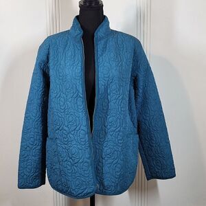 Plus Size Susan Bristol Lightweight Quilted Coat